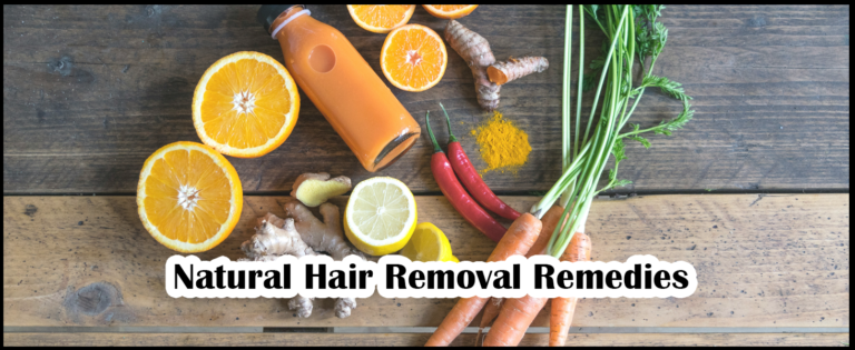 Natural Hair Removal Remedies