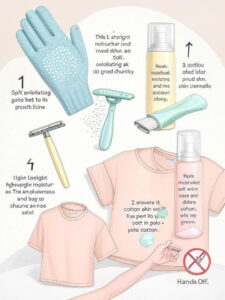 Methods responsible for ingrown hairs